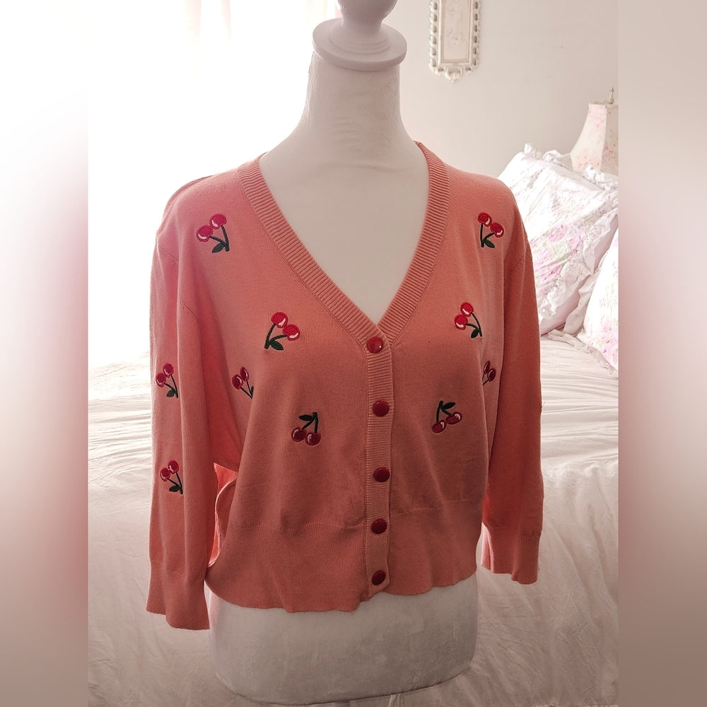 Cherry Pink Sweater